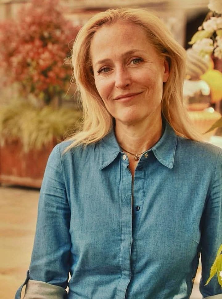 For Gillan Anderson, intimate scenes are never a joy