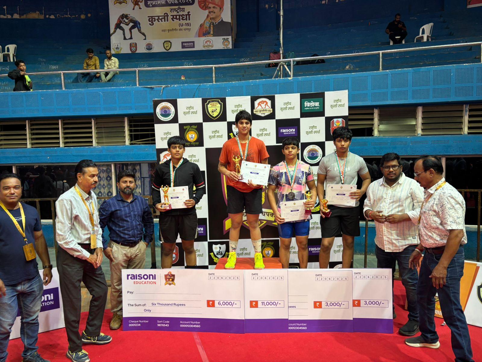 Nagpur hosts successful U-15 National Wrestling Championship, over 50 wrestlers disqualified for overage