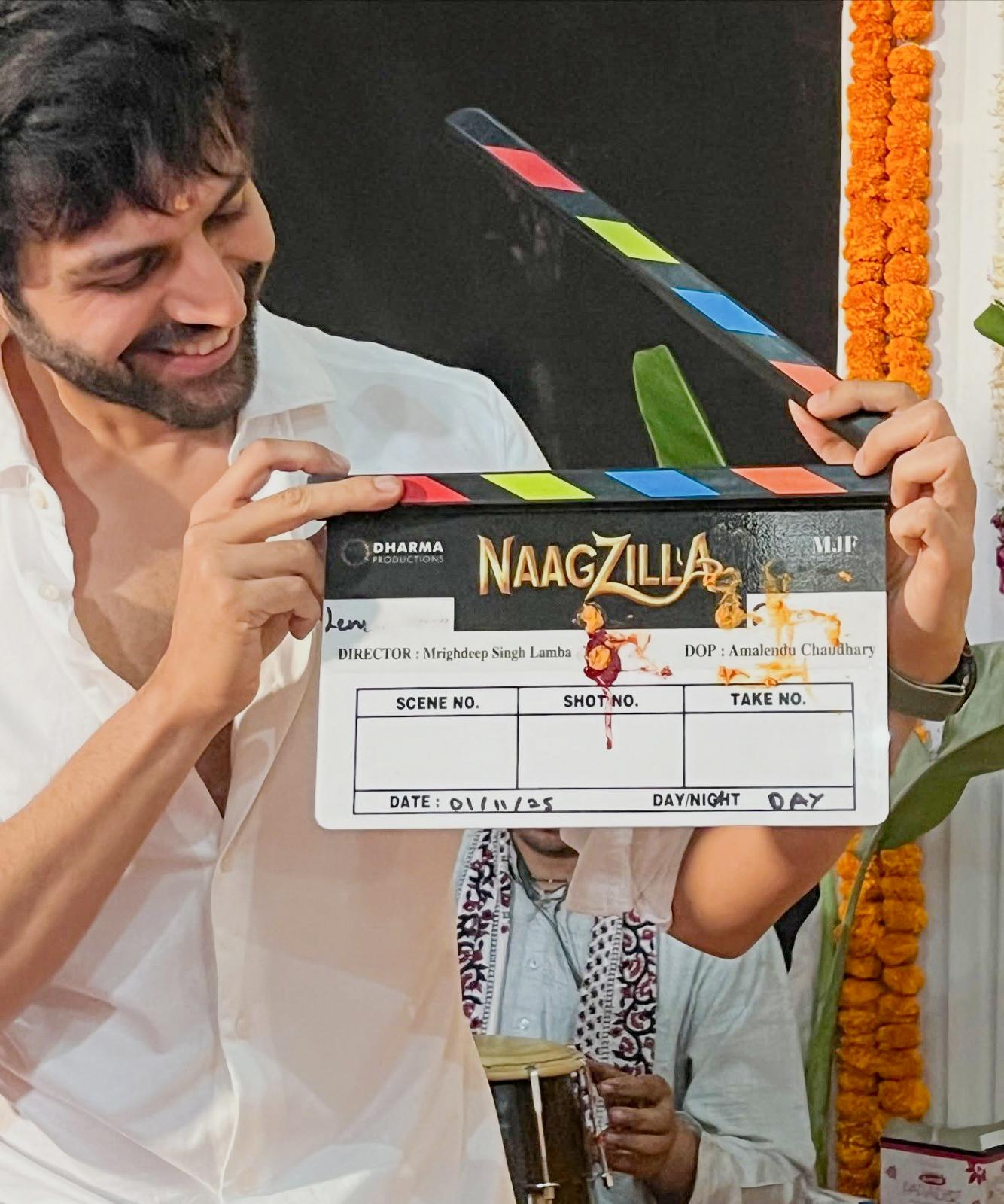 Kartik Aaryan celebrates first day of ‘Naagzilla’ shoot, marks one year of ‘Bhool Bhulaiyaa 3’
