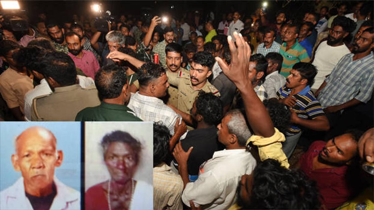 wild elephant tramples tribal couple to death