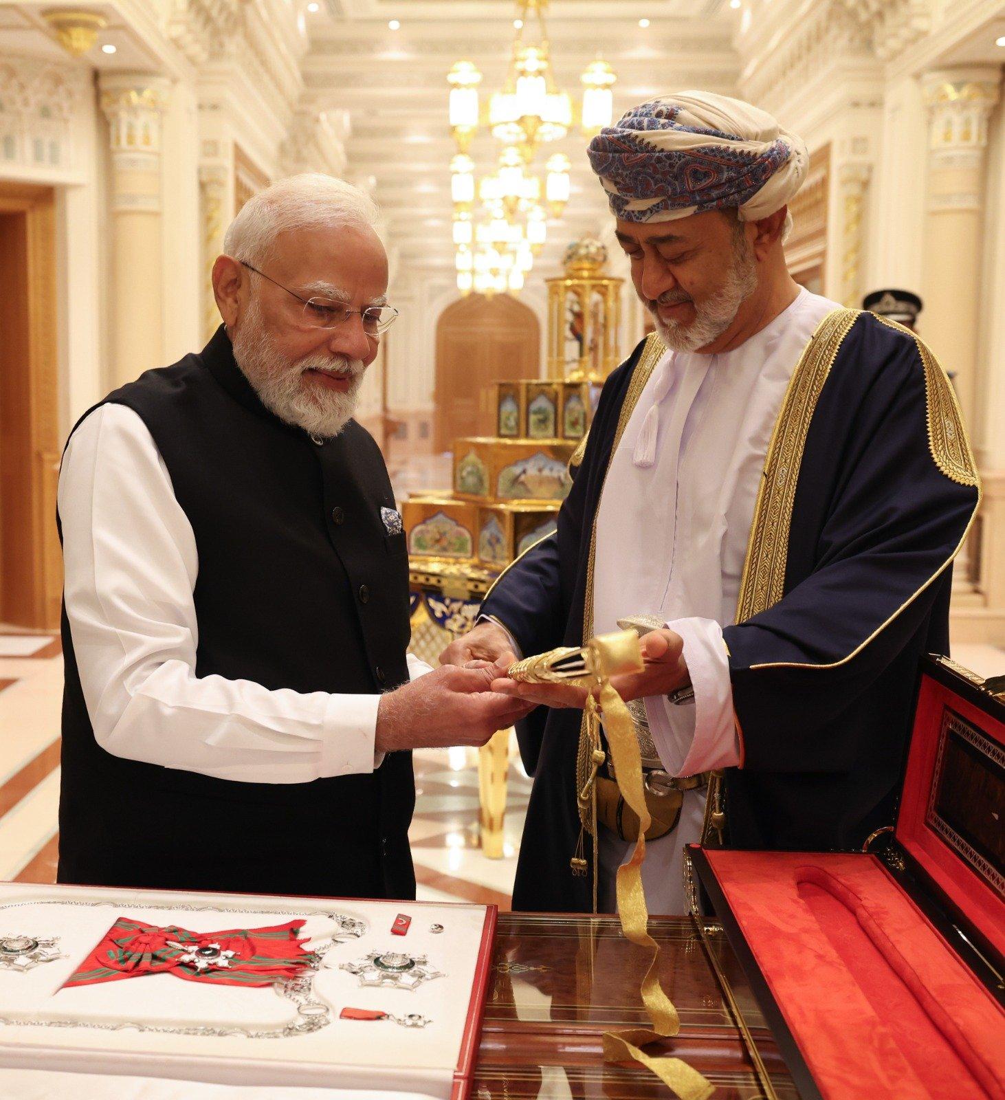 Honour dedicated to ancestors who travelled from Mandvi to Muscat: PM Modi after receiving Order of Oman