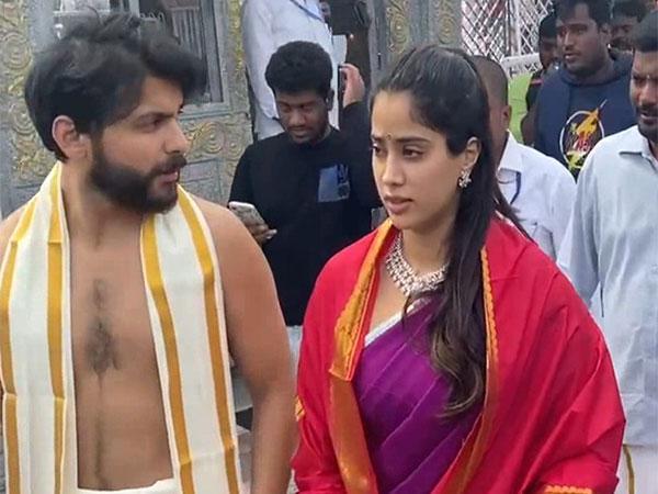 Janhvi Kapoor visits Tirumala Temple