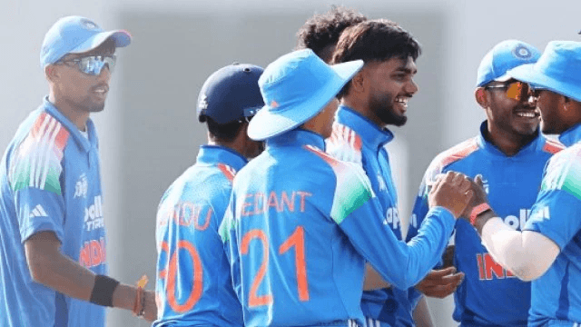 U19 Asia Cup: George, Deepesh, and Chouhan star in India’s 90-run win over Pakistan