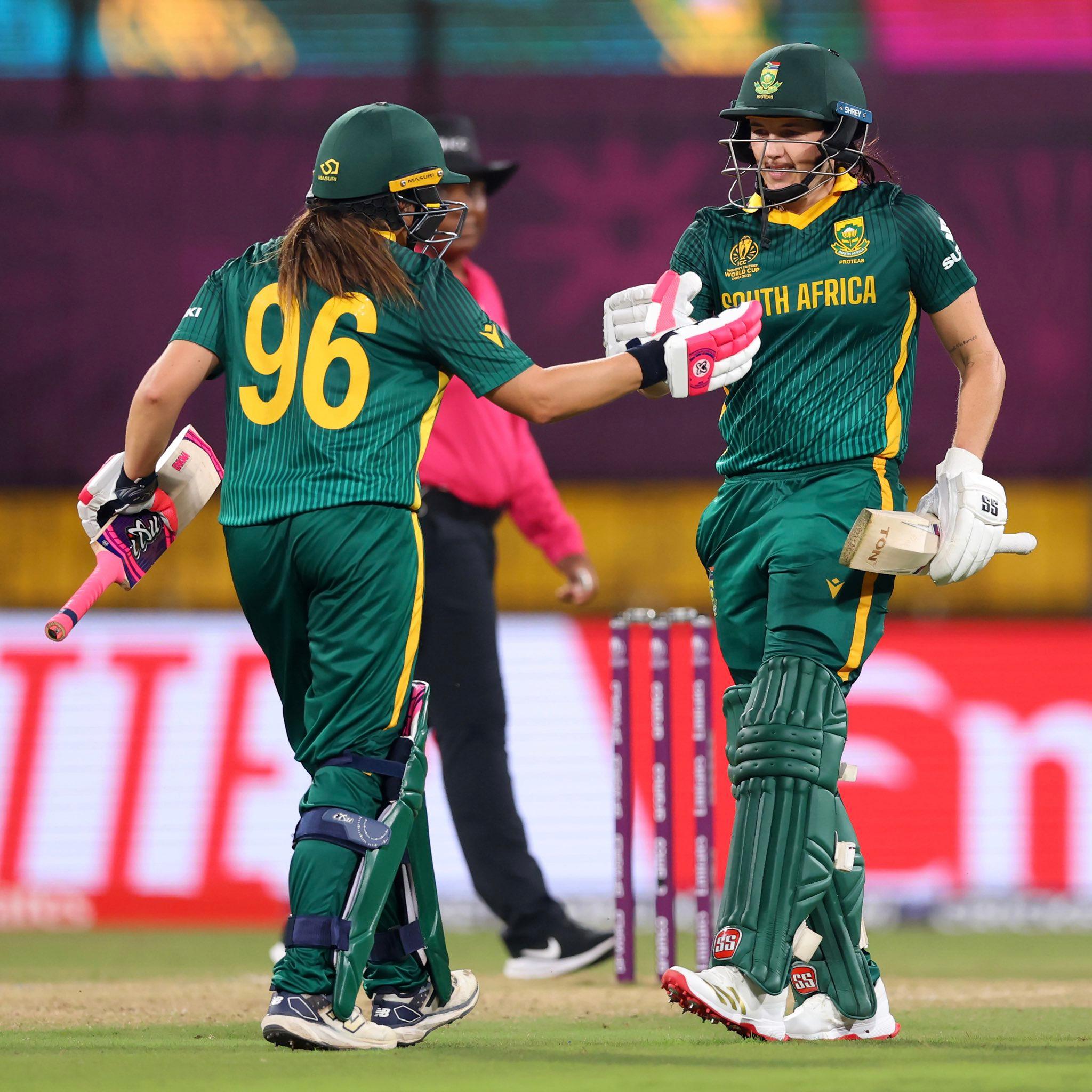 Women's World Cup: Brits century, Luus brilliance secure six-wicket win for South Africa