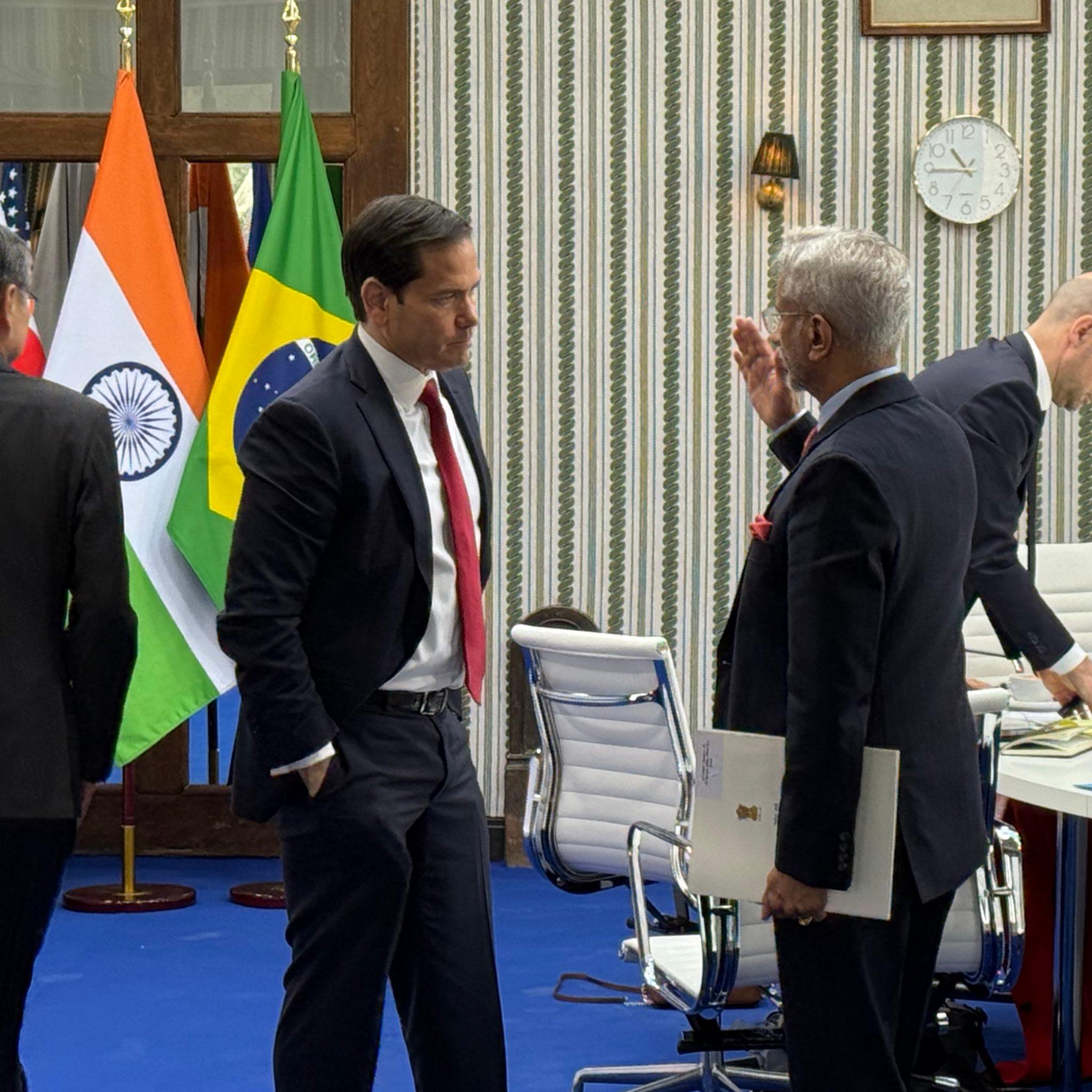 EAM Jaishankar meets Marco Rubio in France, has 'useful talk'