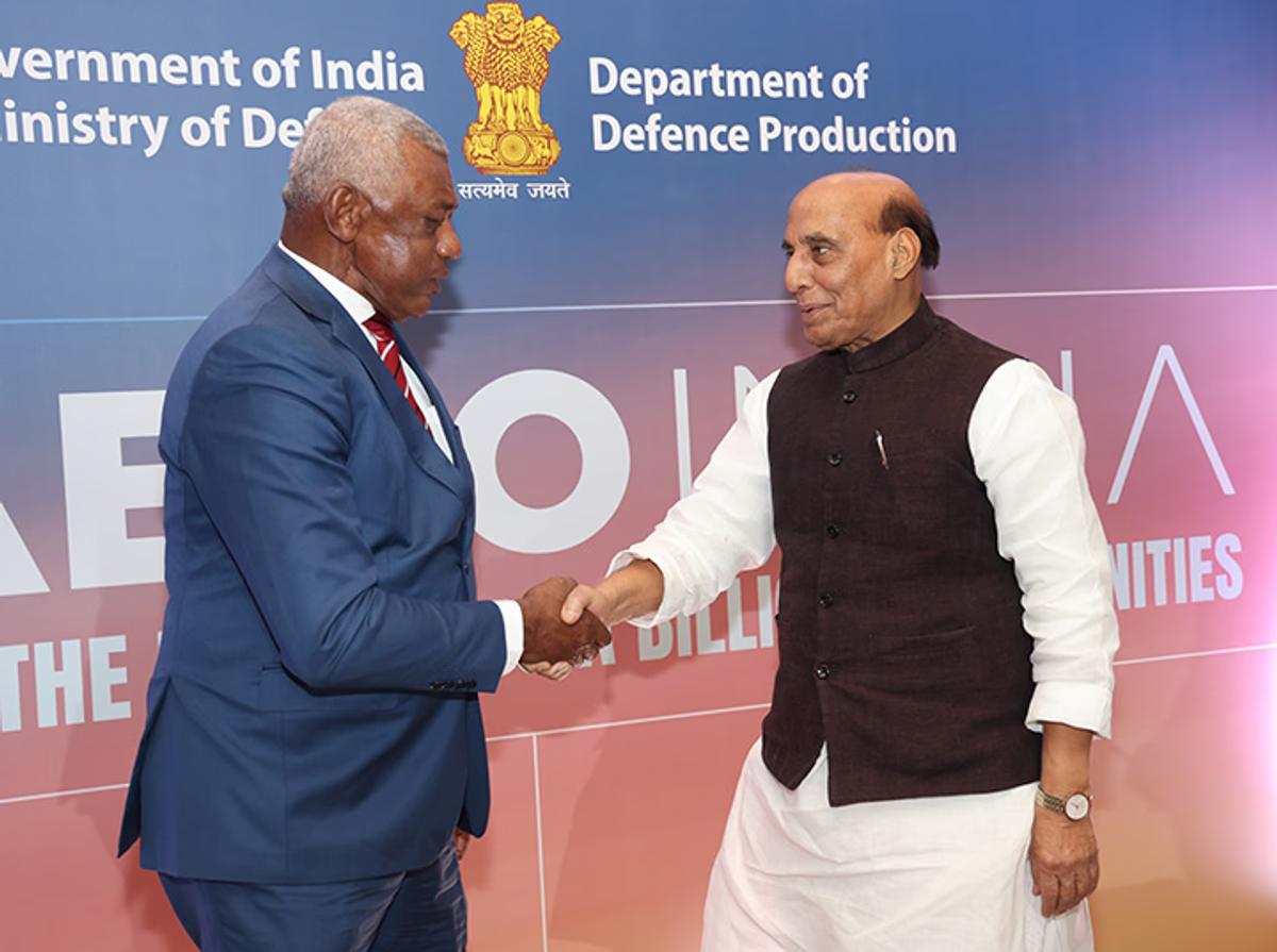 Rajnath Singh meets Fiji and South Sudan