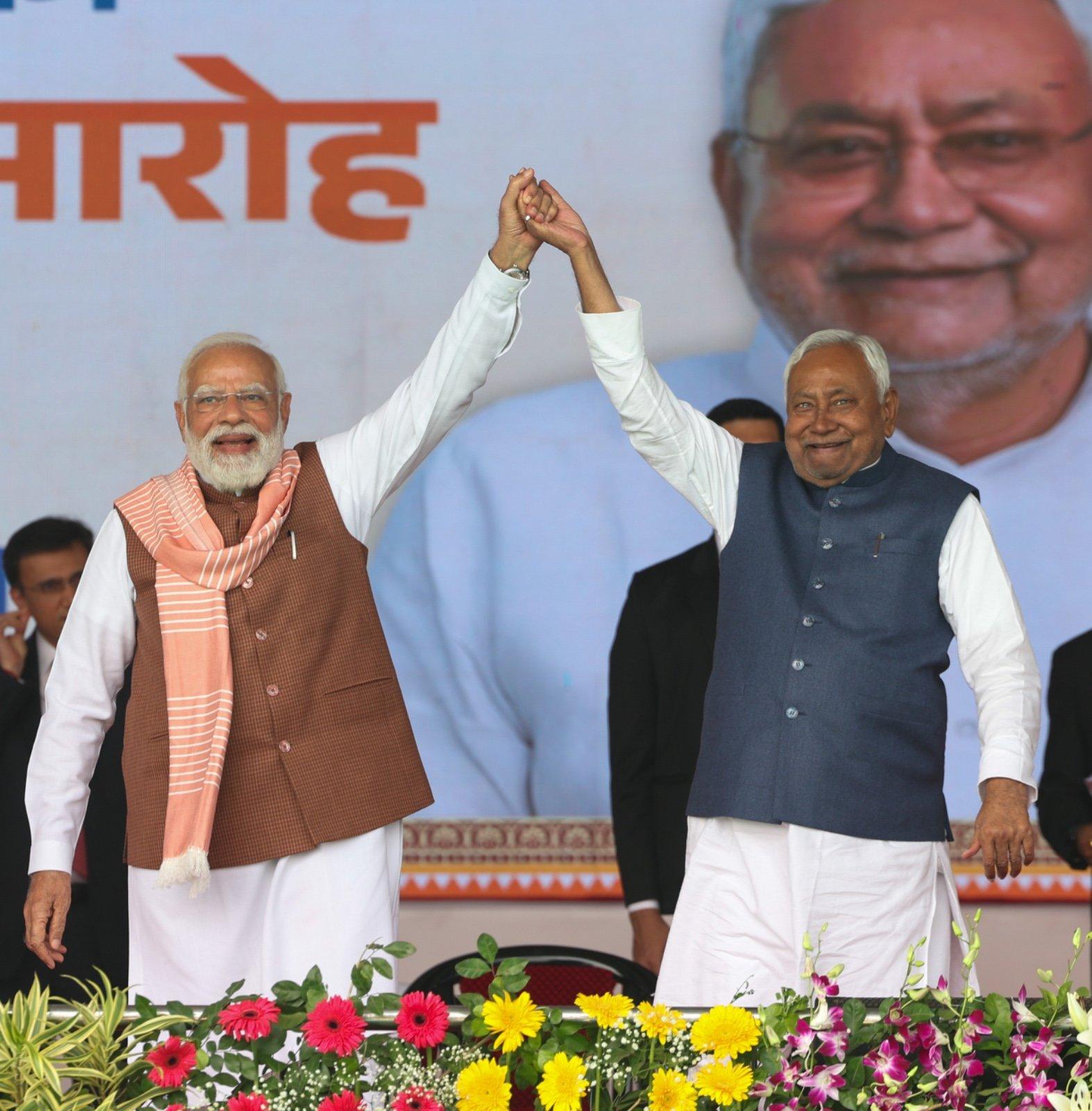 'My best wishes to him for his tenure ahead', PM Modi congratulates Nitish Kumar on becoming Bihar CM again