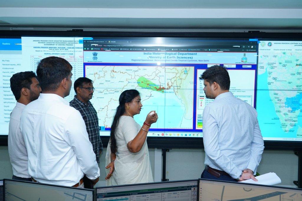 Alert in coastal Andhra Pradesh in view of heavy rains