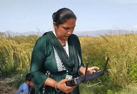 Punjab: Woman's drone exploits in farm, inspires fellow villagers to turn 'Drone Didi'