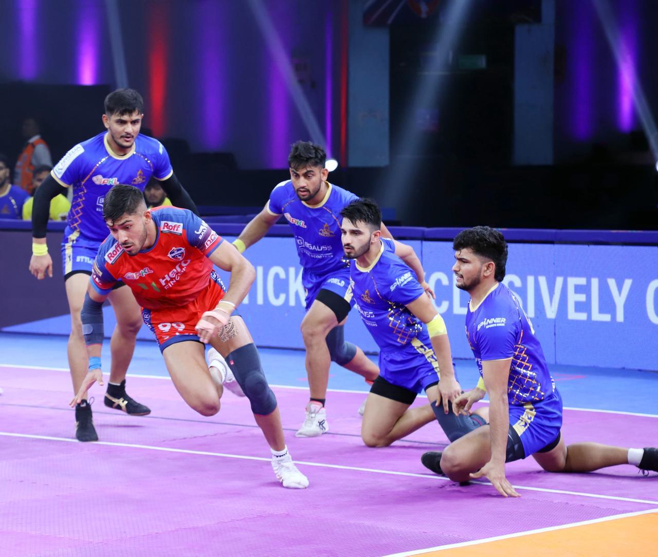 PKL 12: Sumit Sangwan leads all-round charge as UP Yoddhas decimate Tamil Thalaivas