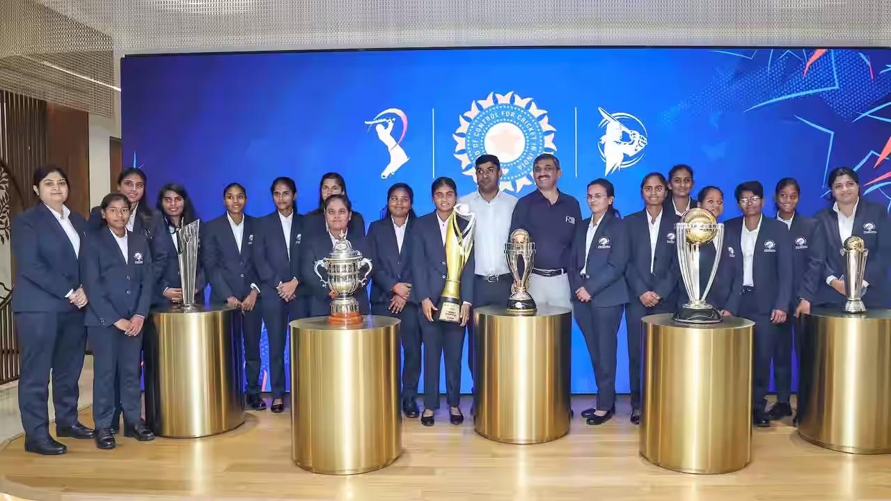 World Cup-winning Indian blind women’s team visits BCCI headquarters