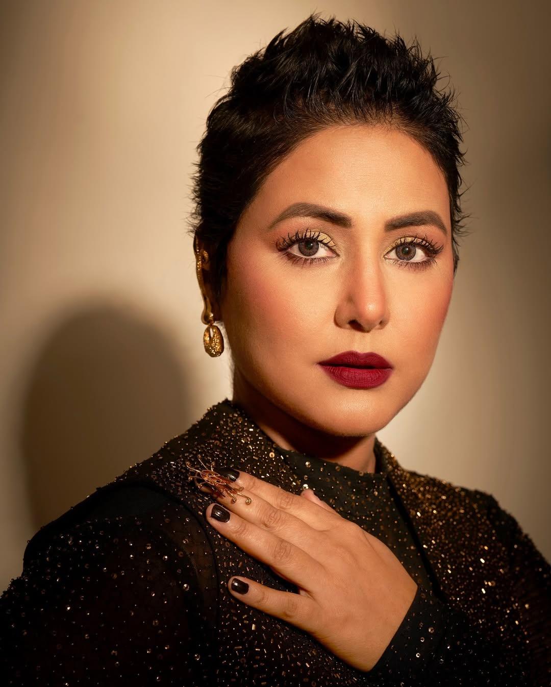 Hina Khan shares how she handles fights with husband Rocky Jaiswal