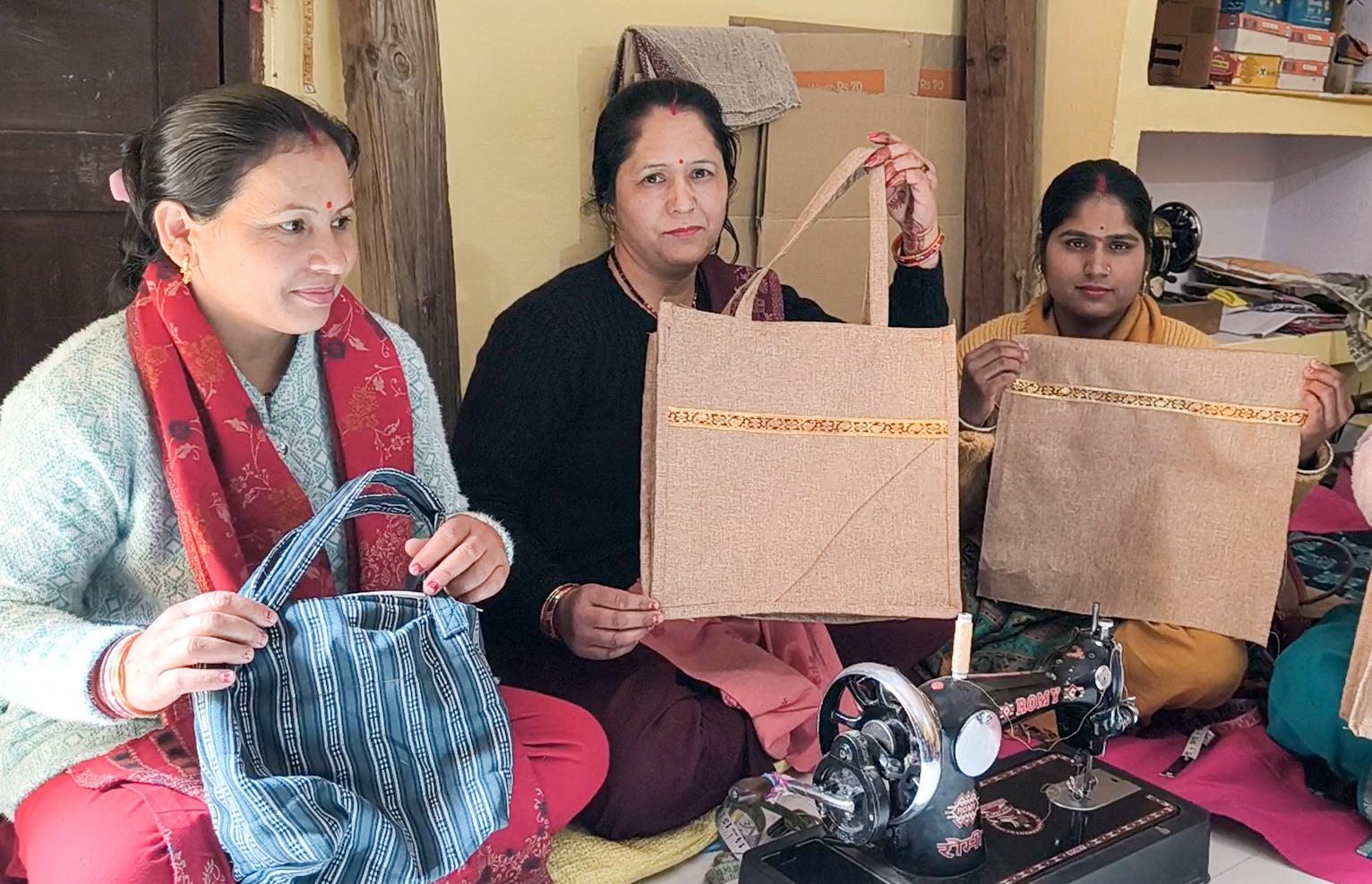 In Uttarakhand’s Chamoli, women write new success stories in handicrafts, jute bag making