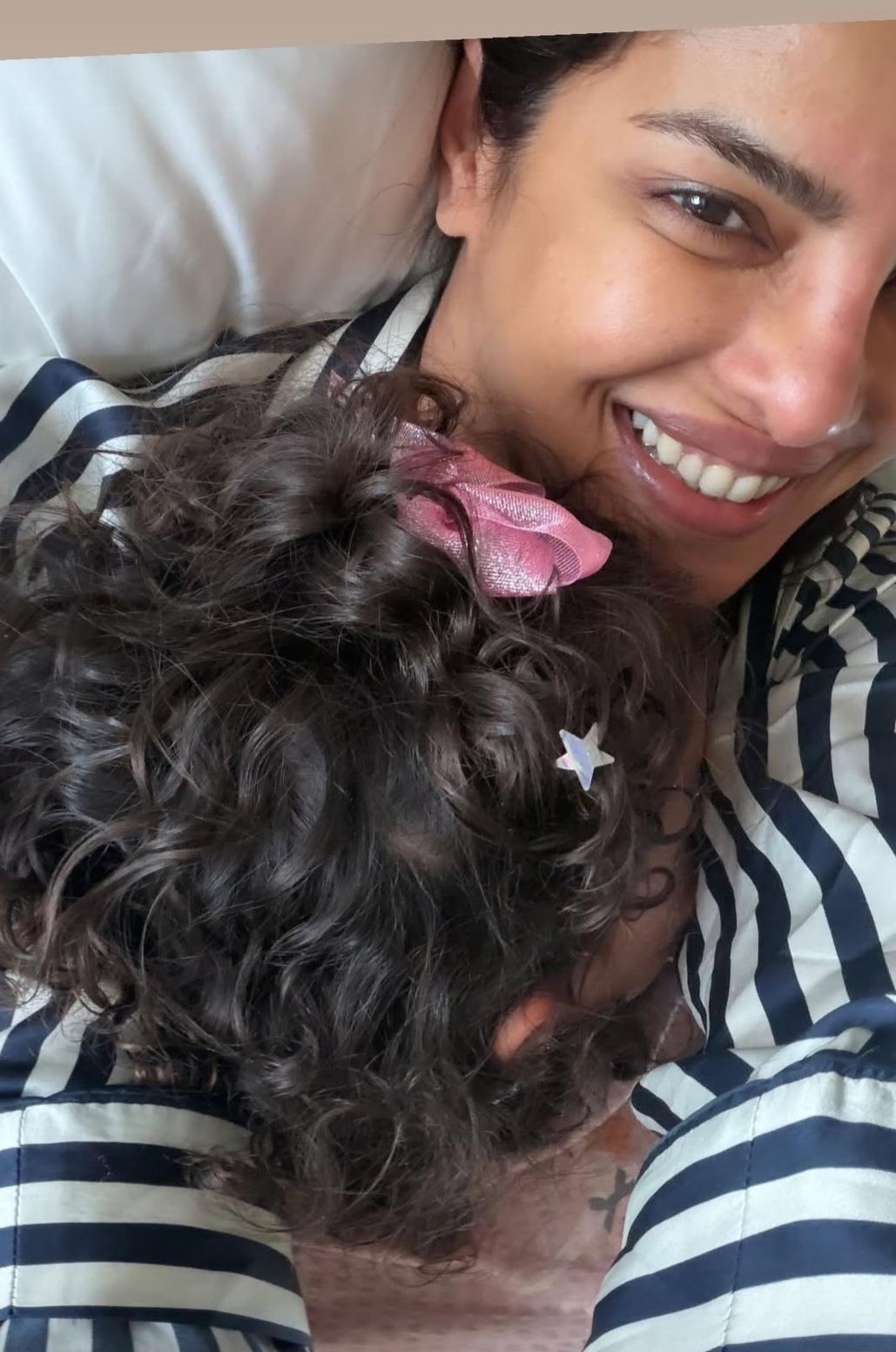 Amid Oscars backlash, Priyanka Chopra shares adorable pic of little Malti Marie cuddling up to her