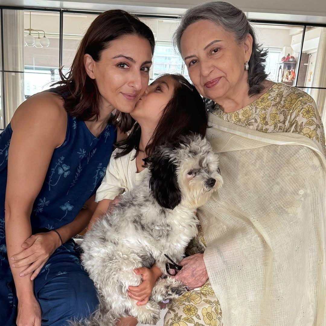 Soha shares pictures of ‘three generations’: Invaluable life lessons you can't get from a book