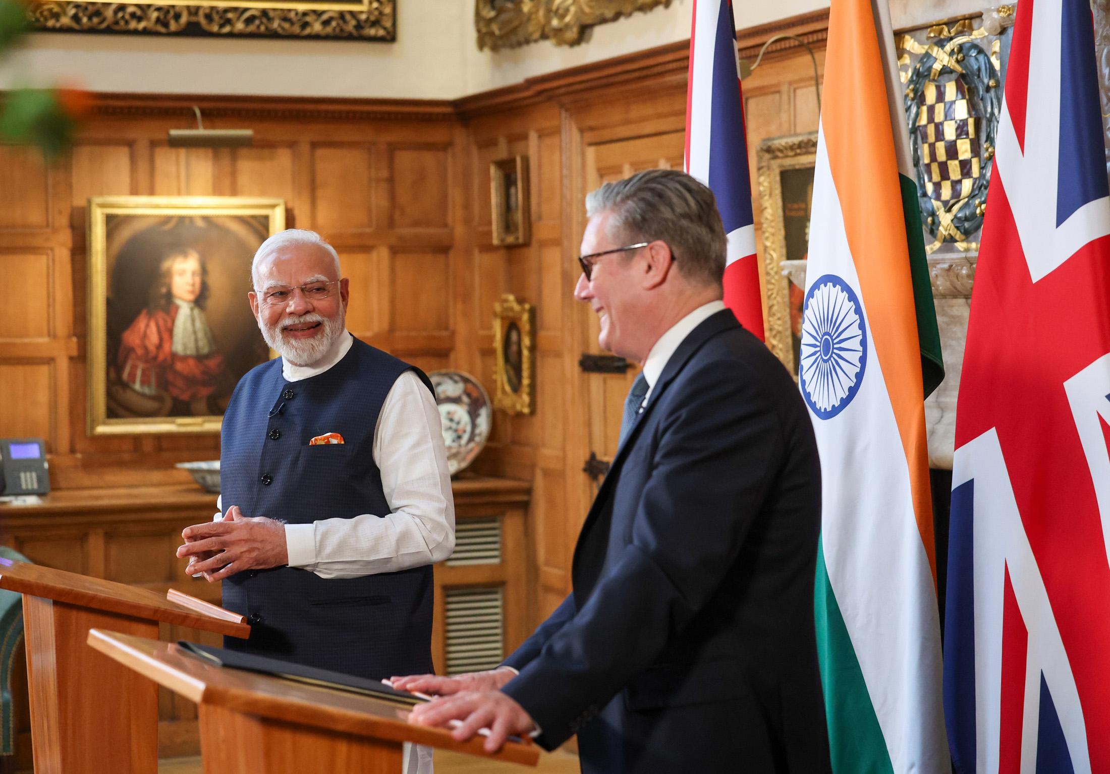 India-UK FTA not just economic partnership but blueprint for shared prosperity: PM Modi