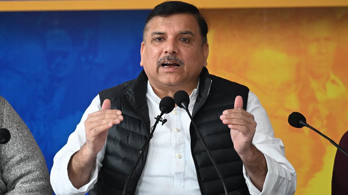 AAP MP Sanjay Singh Accuses BJP