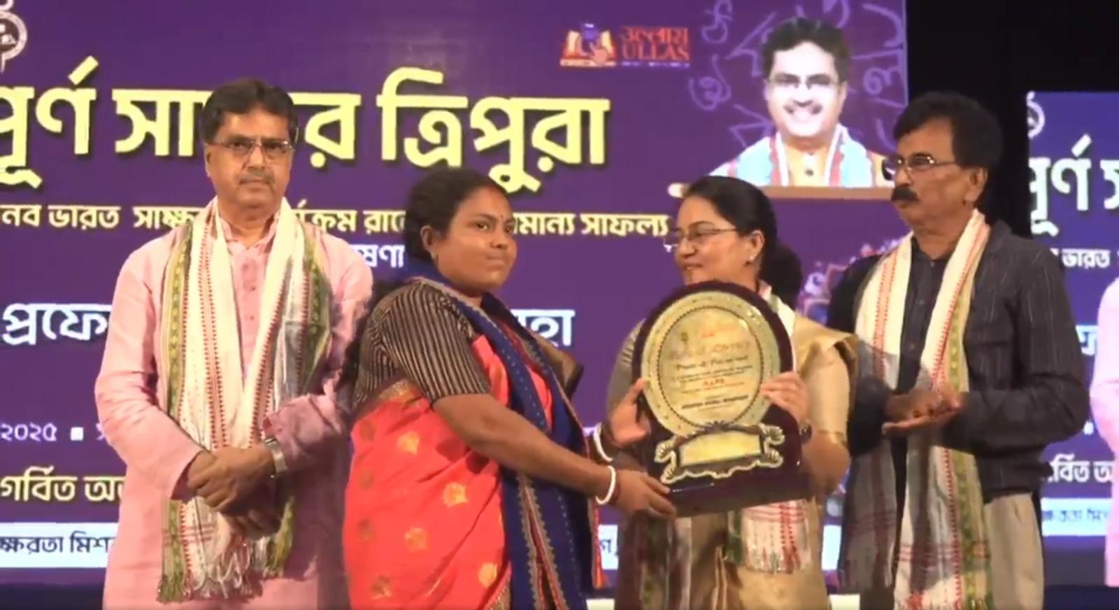 Tripura declared India’s 3rd fully literate state after Mizoram, Goa