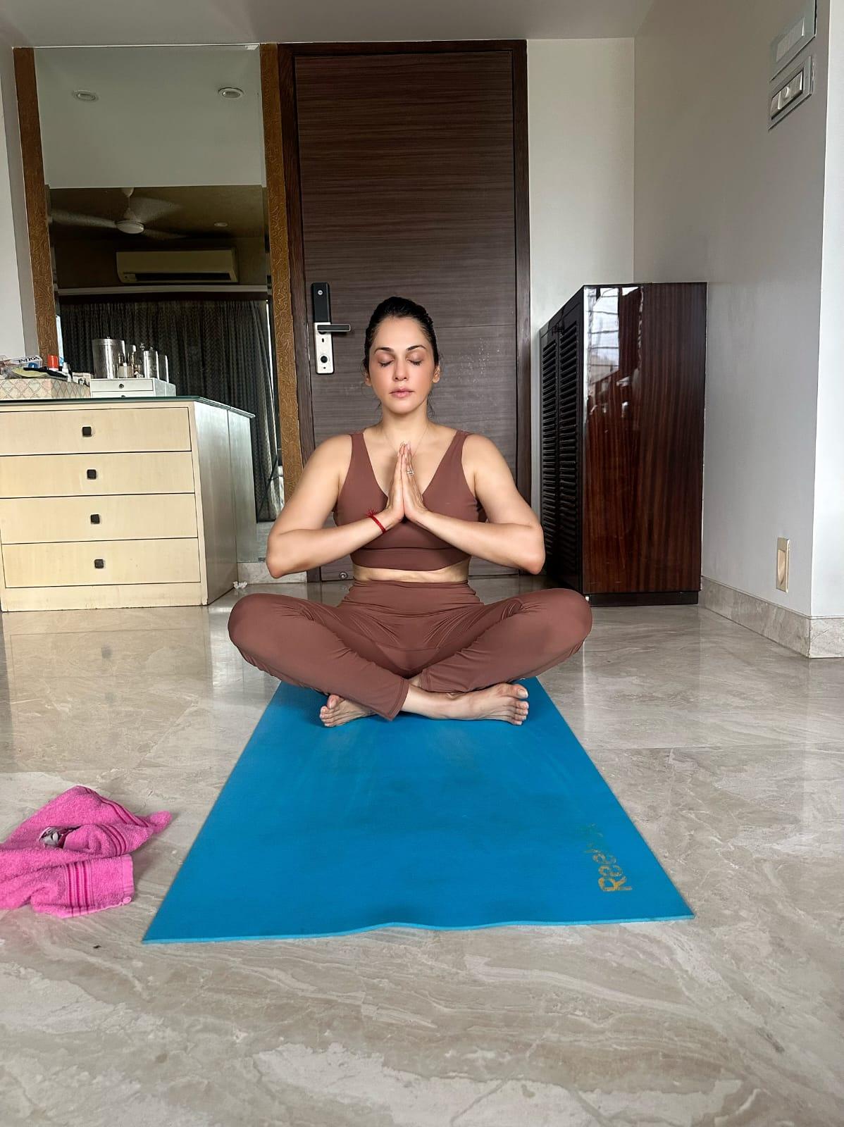 Isha Koppikar gives an insight into her workout routine this International Yoga Day