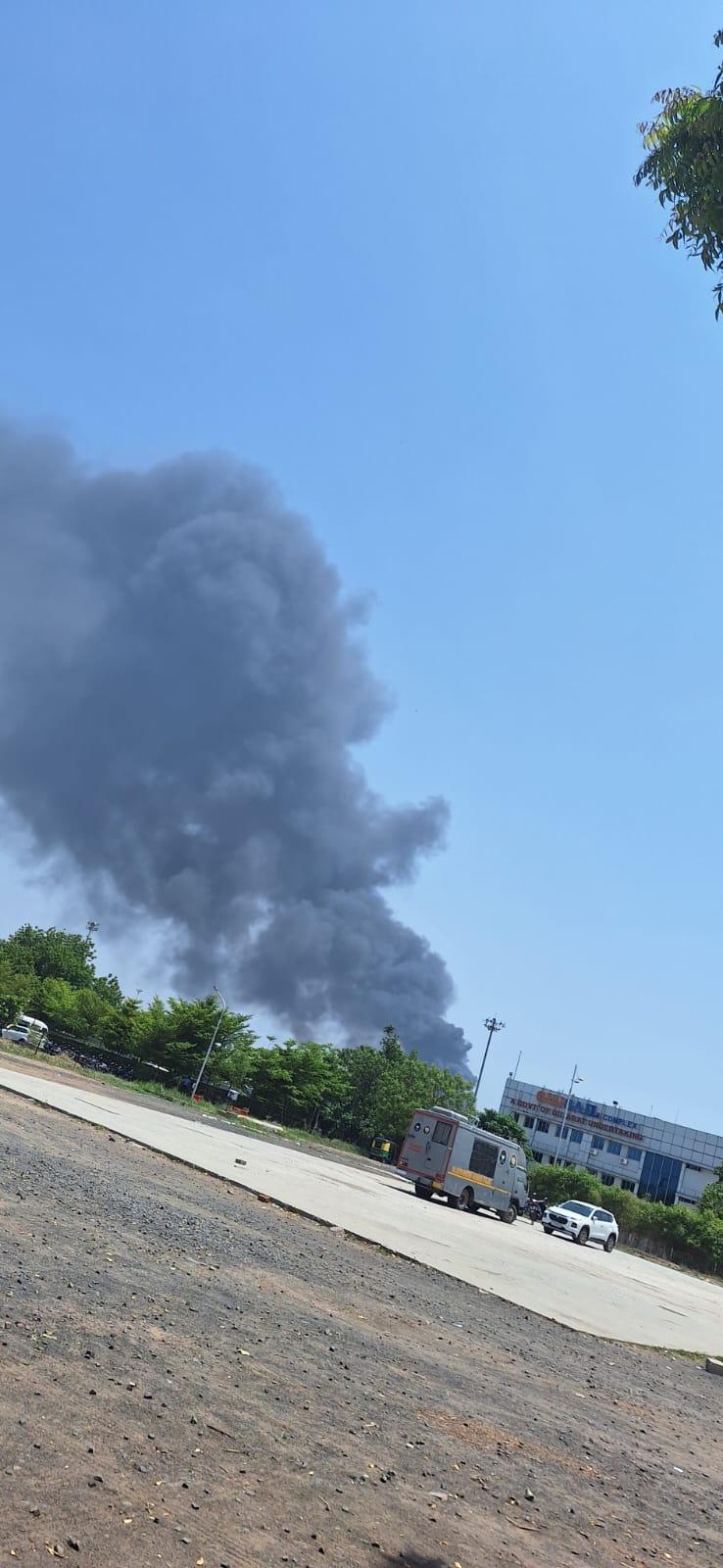 Plane crashes near Ahmedabad airport, over 100 passengers on board