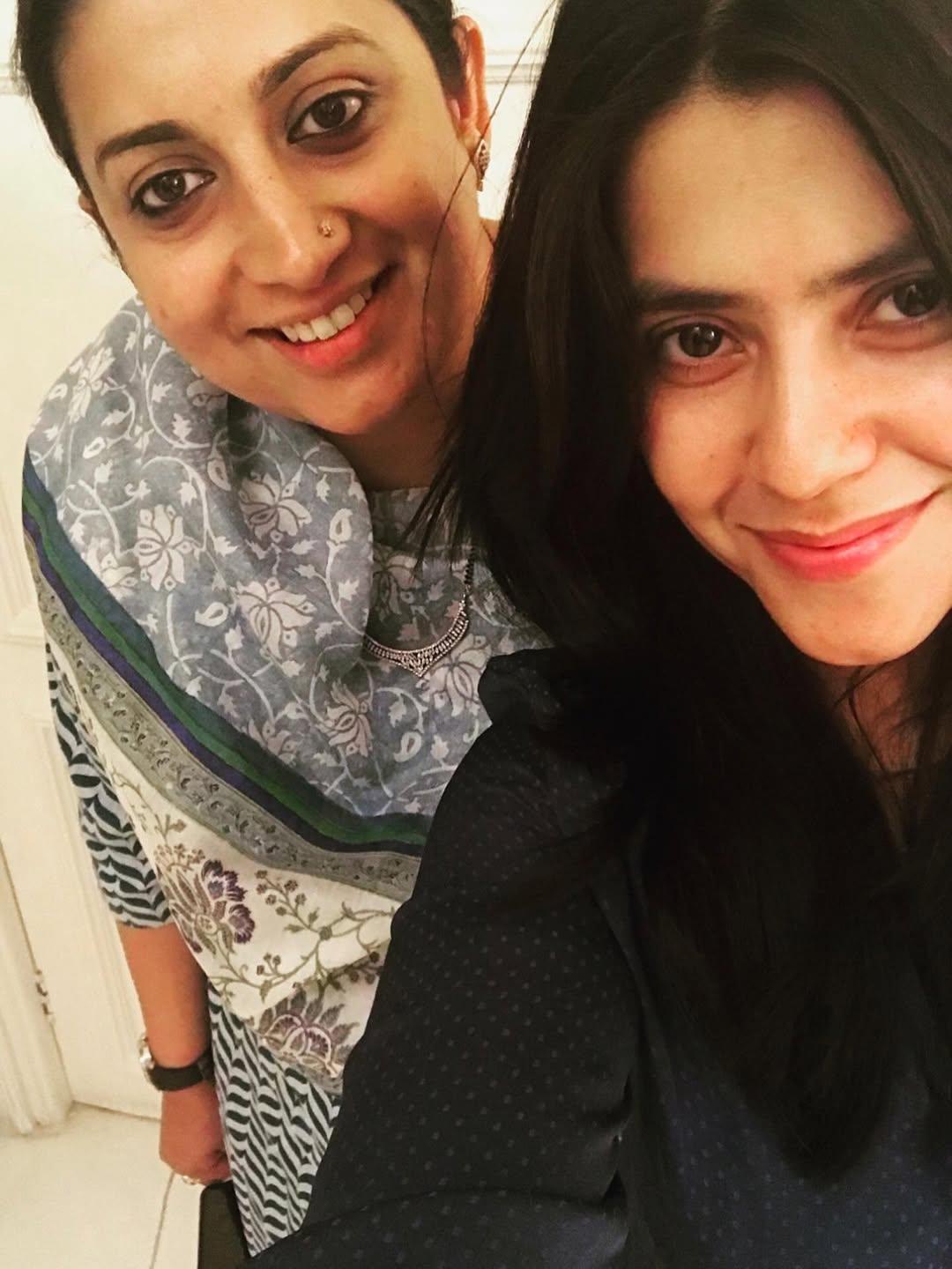 Smriti Irani to Ekta Kapoor on 50th b’day: She is the quiet strength behind many journeys