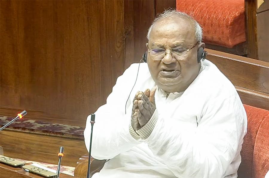 Deve Gowda writes to Sonia Gandhi expressing concern over Parliament disruptions