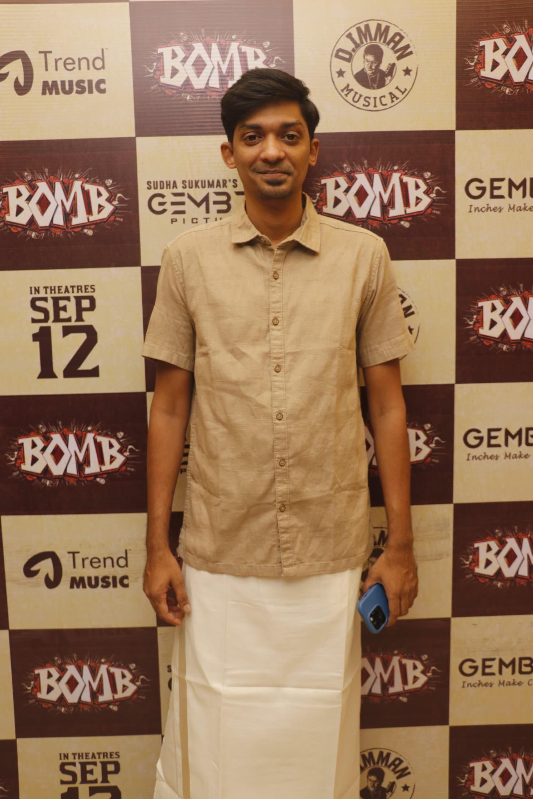 I had two inspirations for making my film 'Bomb', says director Vishal Venkat