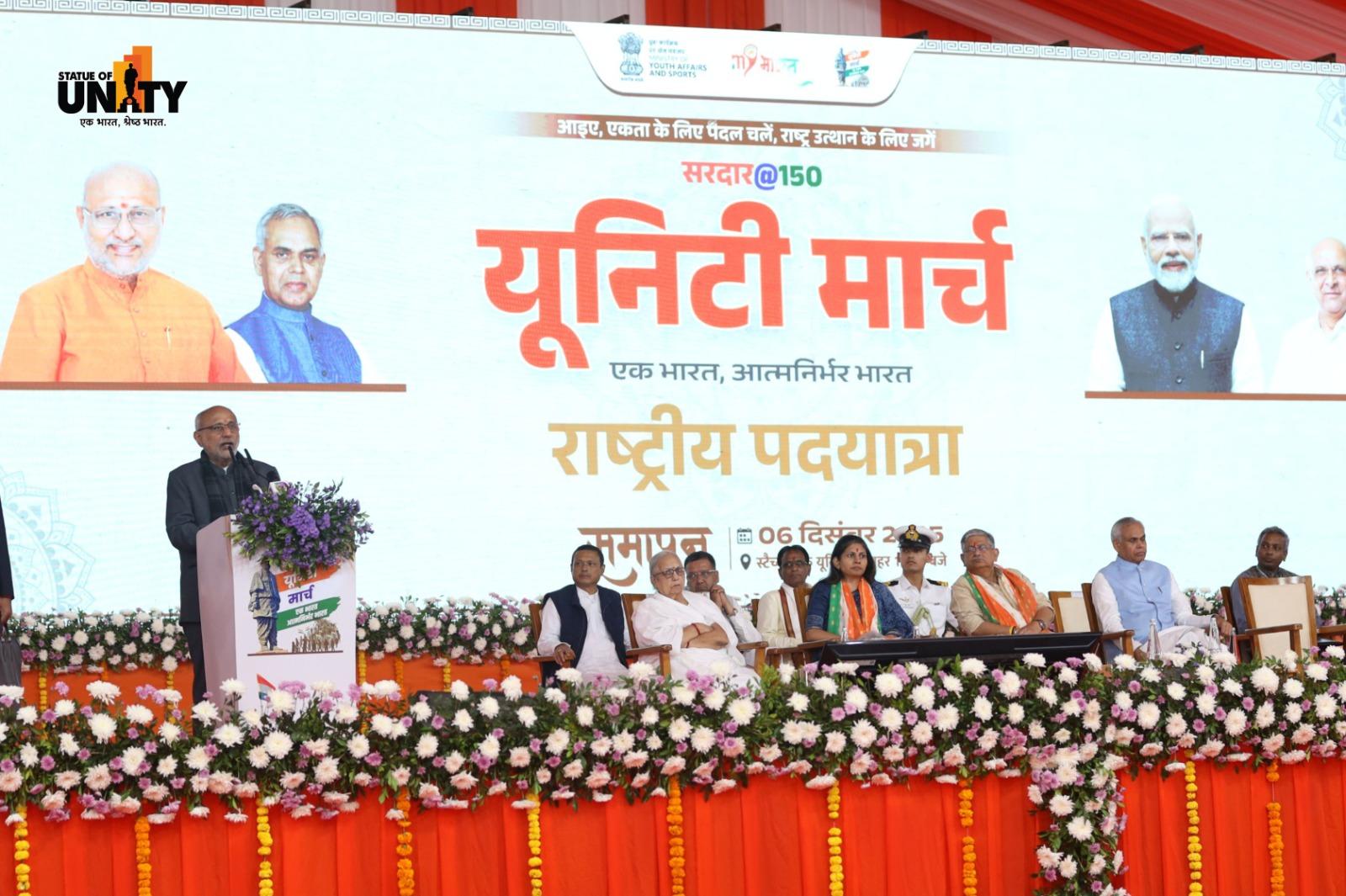 'Sardar@150' Unity March culminates; Vice Prez Radhakrishnan hails Patel's legacy of national integration