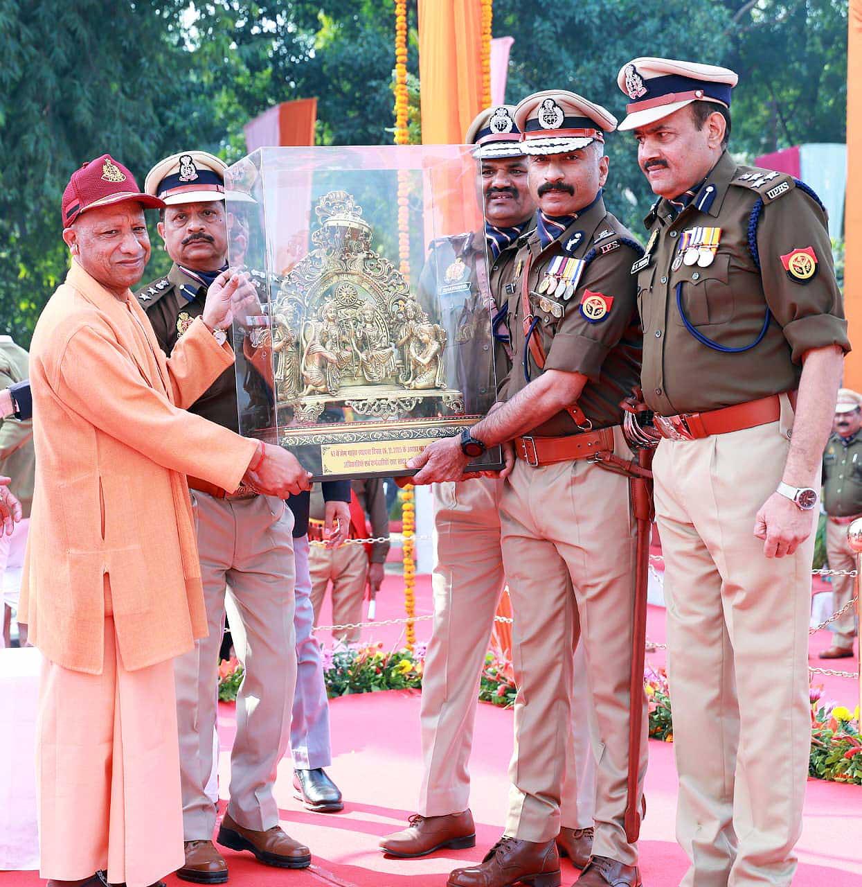 UP CM salutes home guards, honours distinguished officers on 63rd Foundation Day