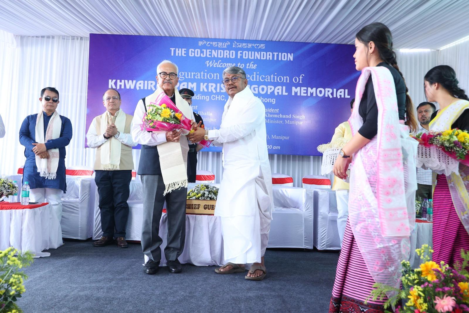 Manipur Guv lauds community of mothers while opening new maternity facility in Bishnupur