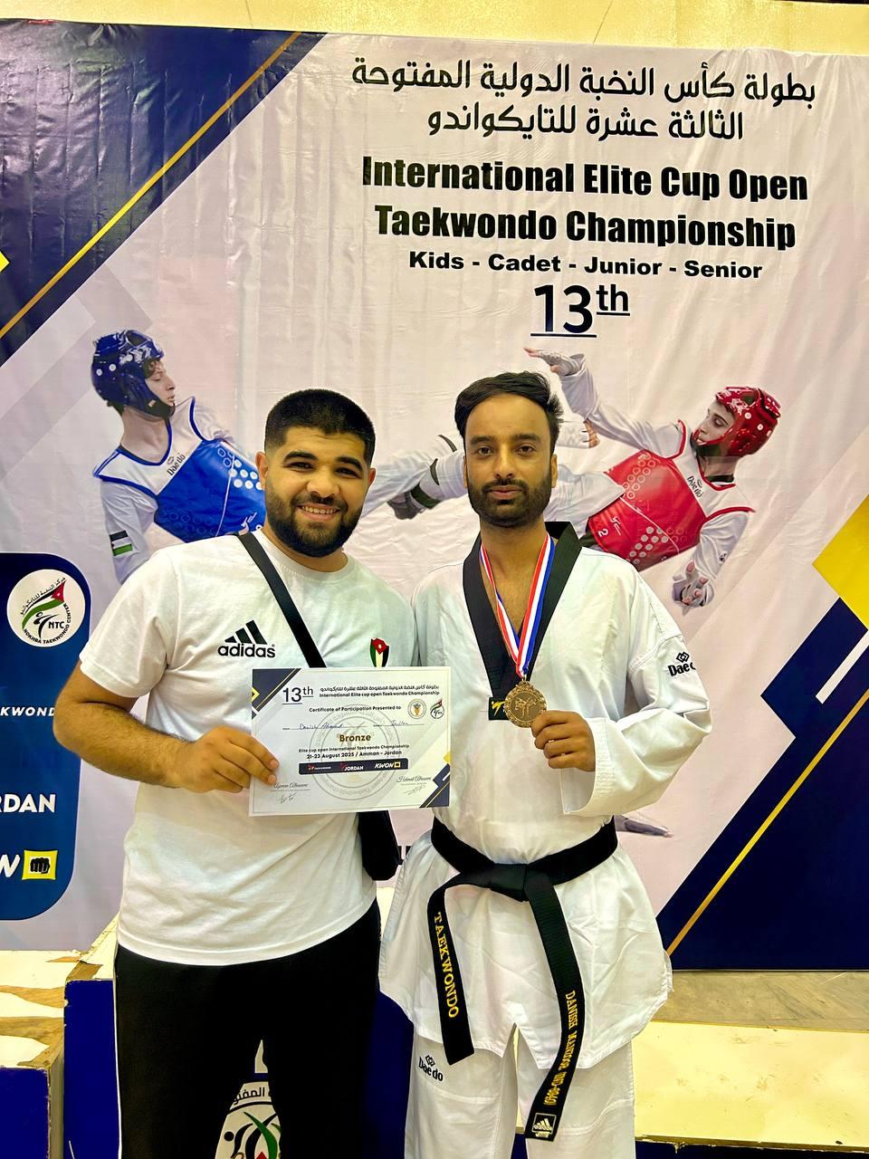 Baramulla’s Danish wins bronze for India at International Taekwondo Championship in Jordan