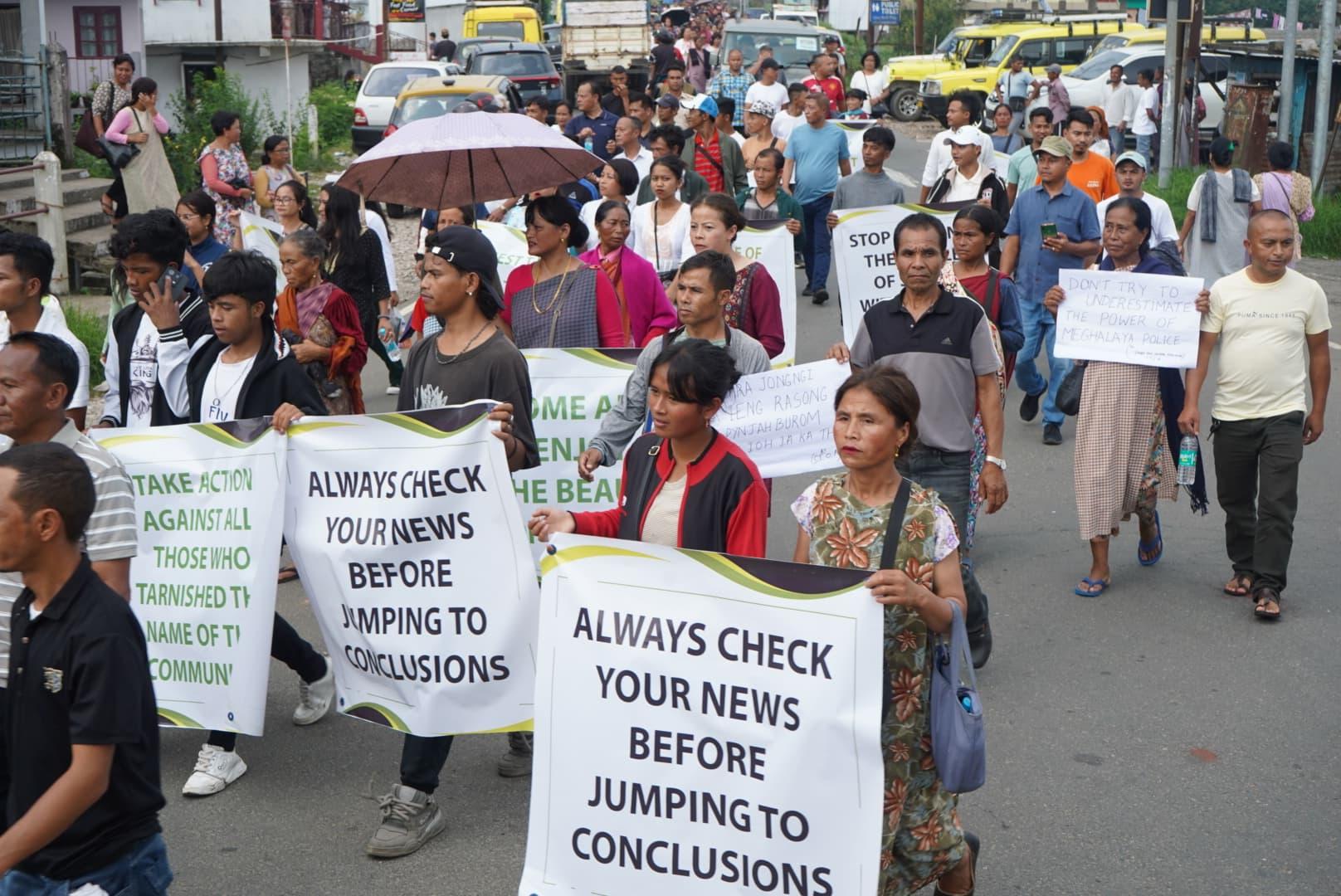 Peace rally held in Meghalaya to condole 'untimely death' of Raja Raghuvanshi