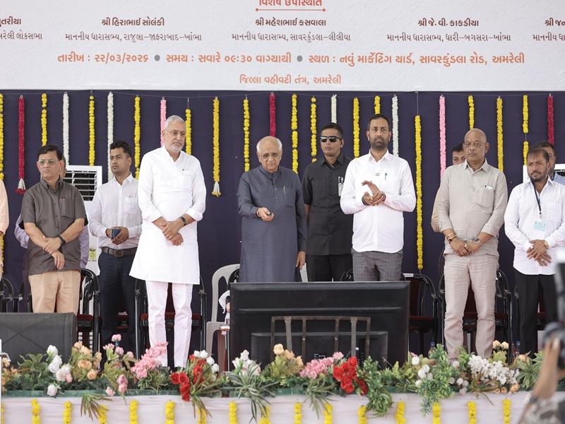 Gujarat CM unveils Rs 707 cr-worth development projects in Amreli; highlights rural infra push