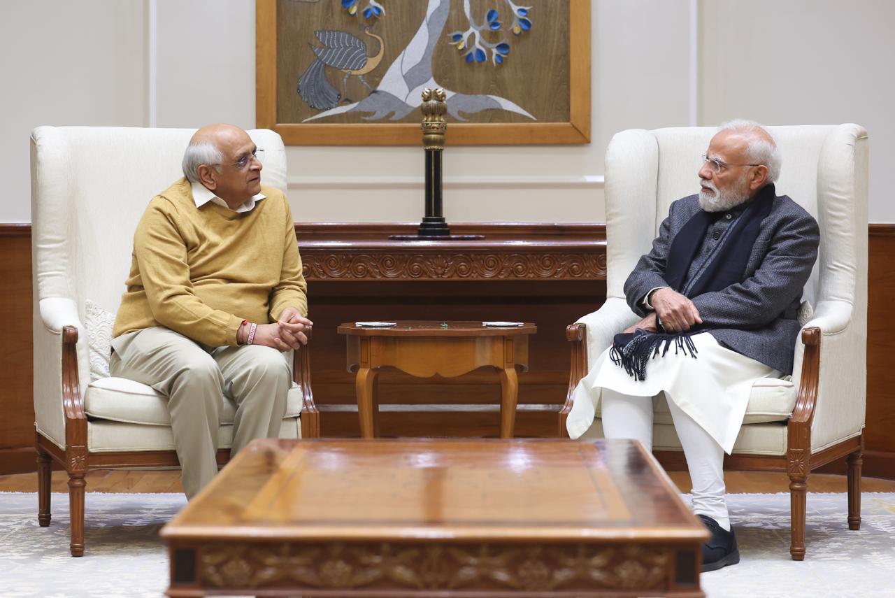 Gujarat CM Bhupendra Patel meets PM Modi, describes interaction as ‘highly energising’