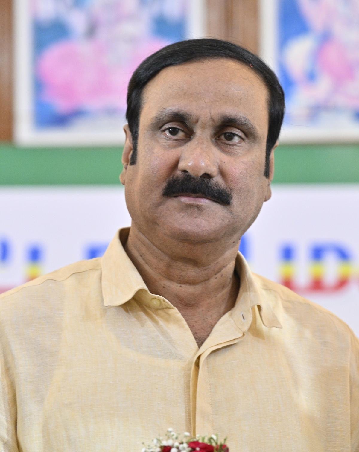 Anbumani Ramadoss criticises reconstitution of TN Backward Class Commission with same panel