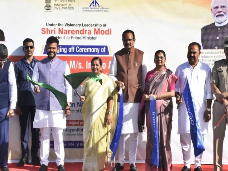 Bhavnagar gets direct air link to Navi Mumbai as first flight flagged off