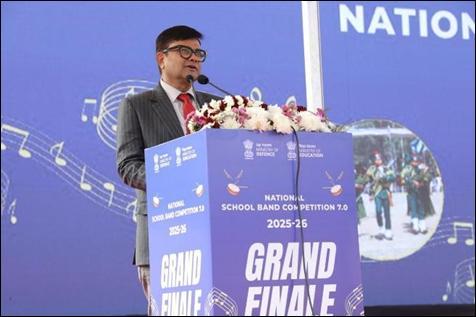 National School Band Competition strengthens discipline: Education Secretary Sanjay Kumar