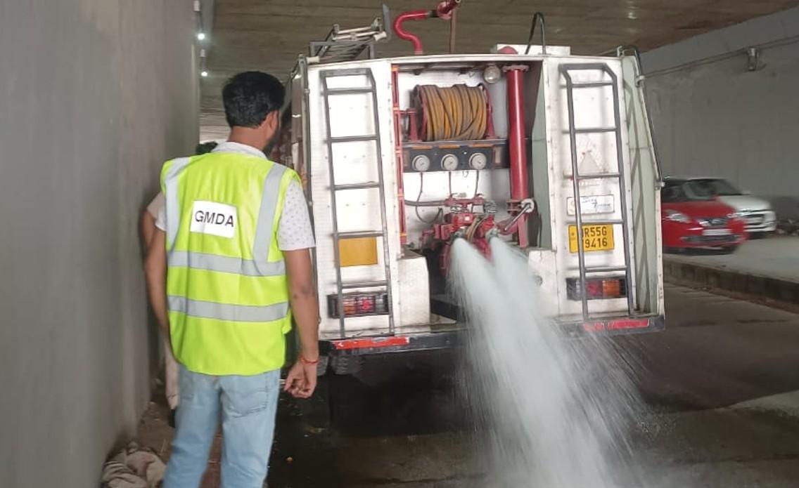 Gurugram: GMDA conducts mock drills on flood preparedness