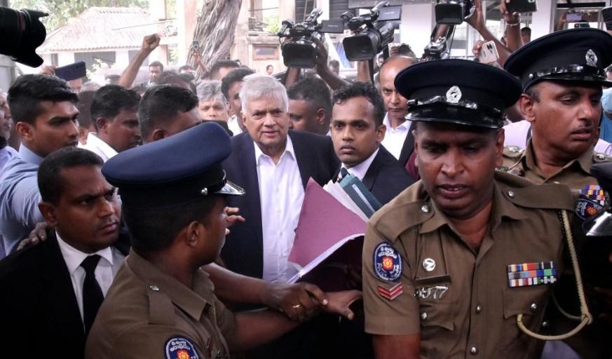 Former Lankan Prez Wickremesinghe remanded on charges of misuse of State Funds