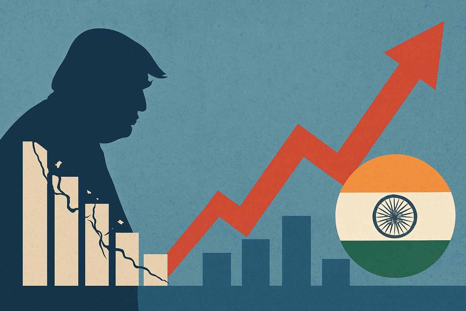 Trump’s ‘dead economy’ jibe falls flat as India’s GDP growth surges to 7.8 pc