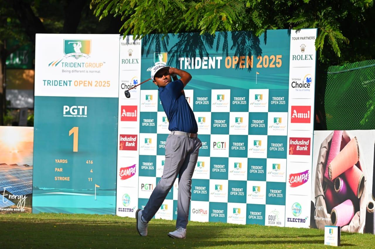 Trident Open 2025: Teenager Manoj S storms into the lead with 67 in round three