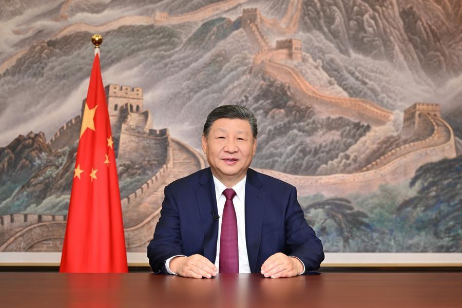 Xi says China ready to work with all countries to advance world peace, development