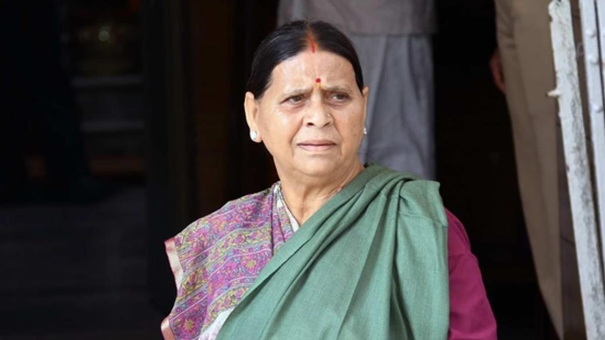 Rabri devi slams Bihar CM