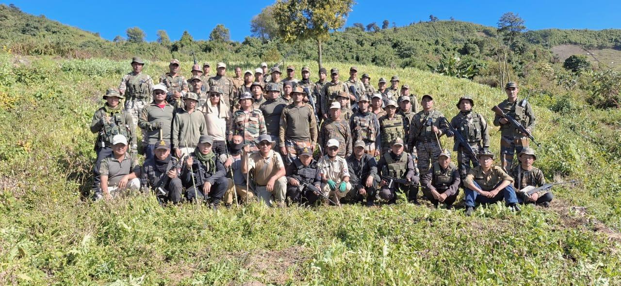486 acres of illegal poppy farms destroyed in Manipur; joint operation foils large-scale opium manufacture
