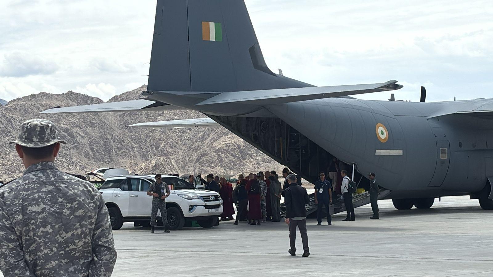 Dalai Lama arrives in Ladakh for month-long stay after two years