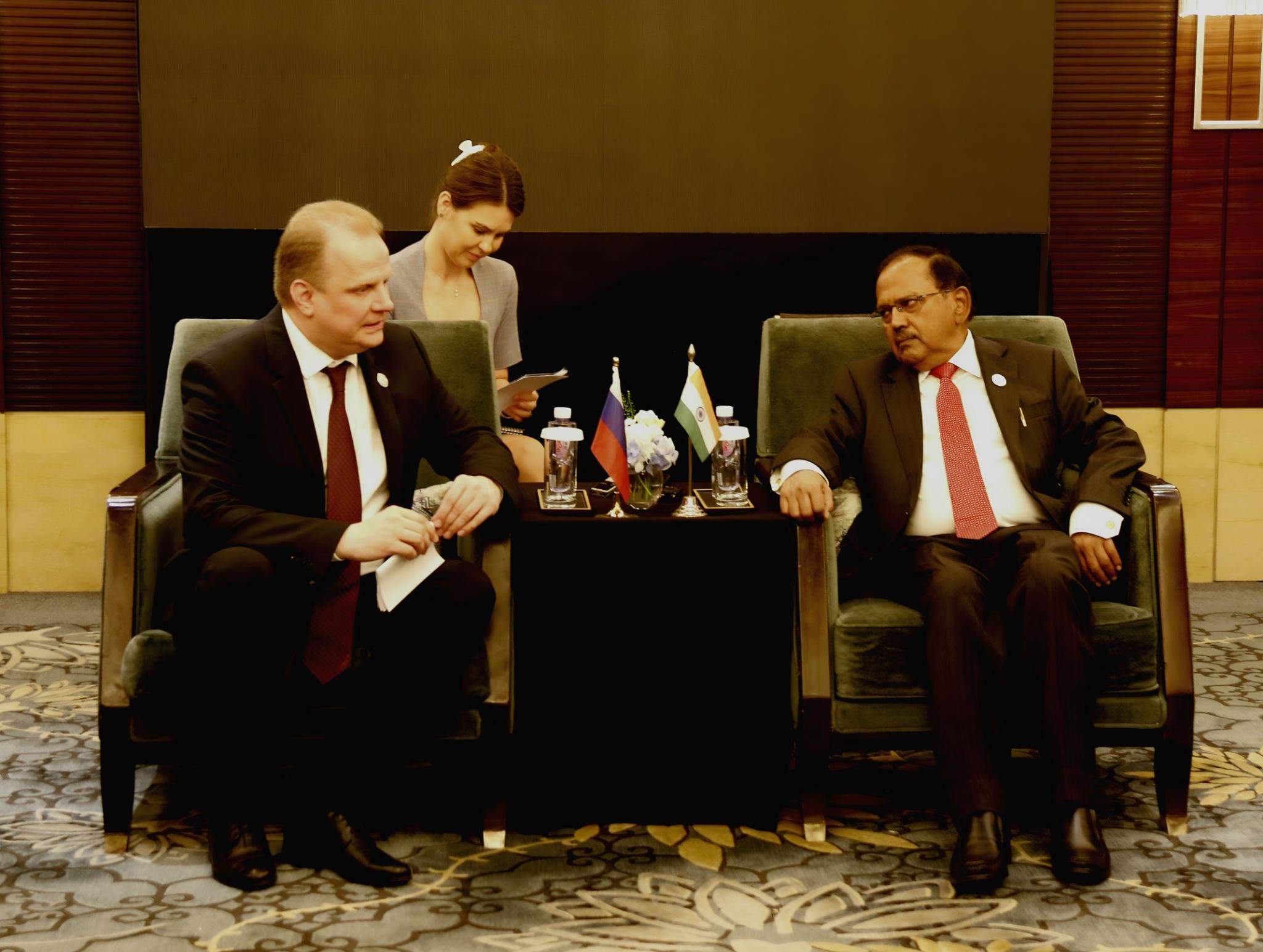 NSA Doval meets Russian Security Council deputy secretary in Beijing on SCO sidelines