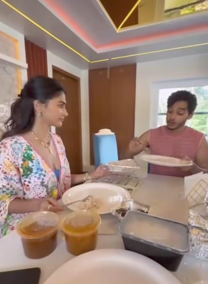 Pooja Hegde gets the 'Royal' treatment from Ishaan Khatter