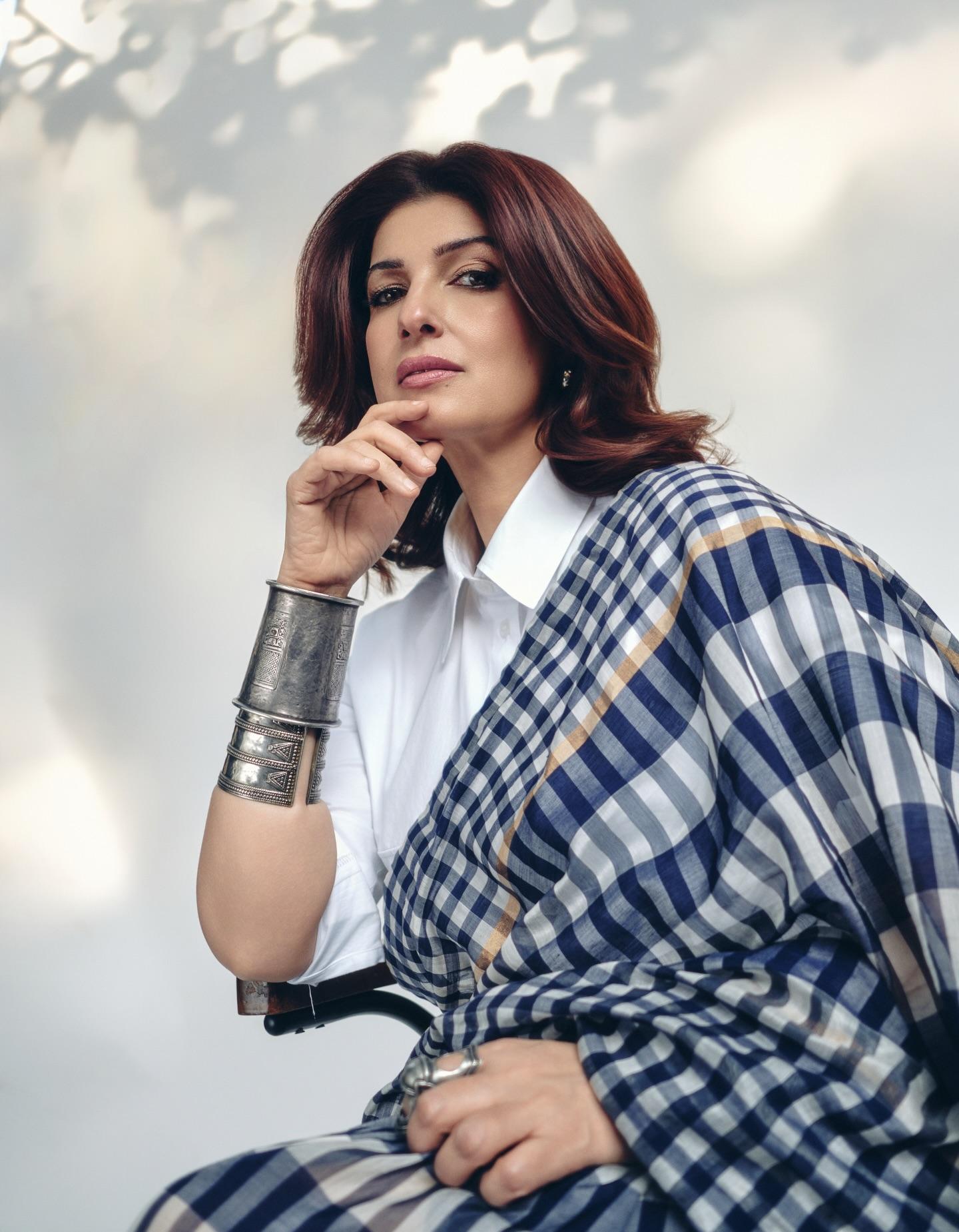 Twinkle Khanna turns a saree into a power statement, says 'confuse everyone around you'