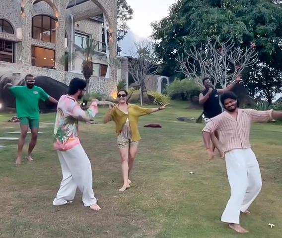 Anand Deverakonda shares video of Rashmika Mandanna, Vijay Deverakonda’s first dance after marriage