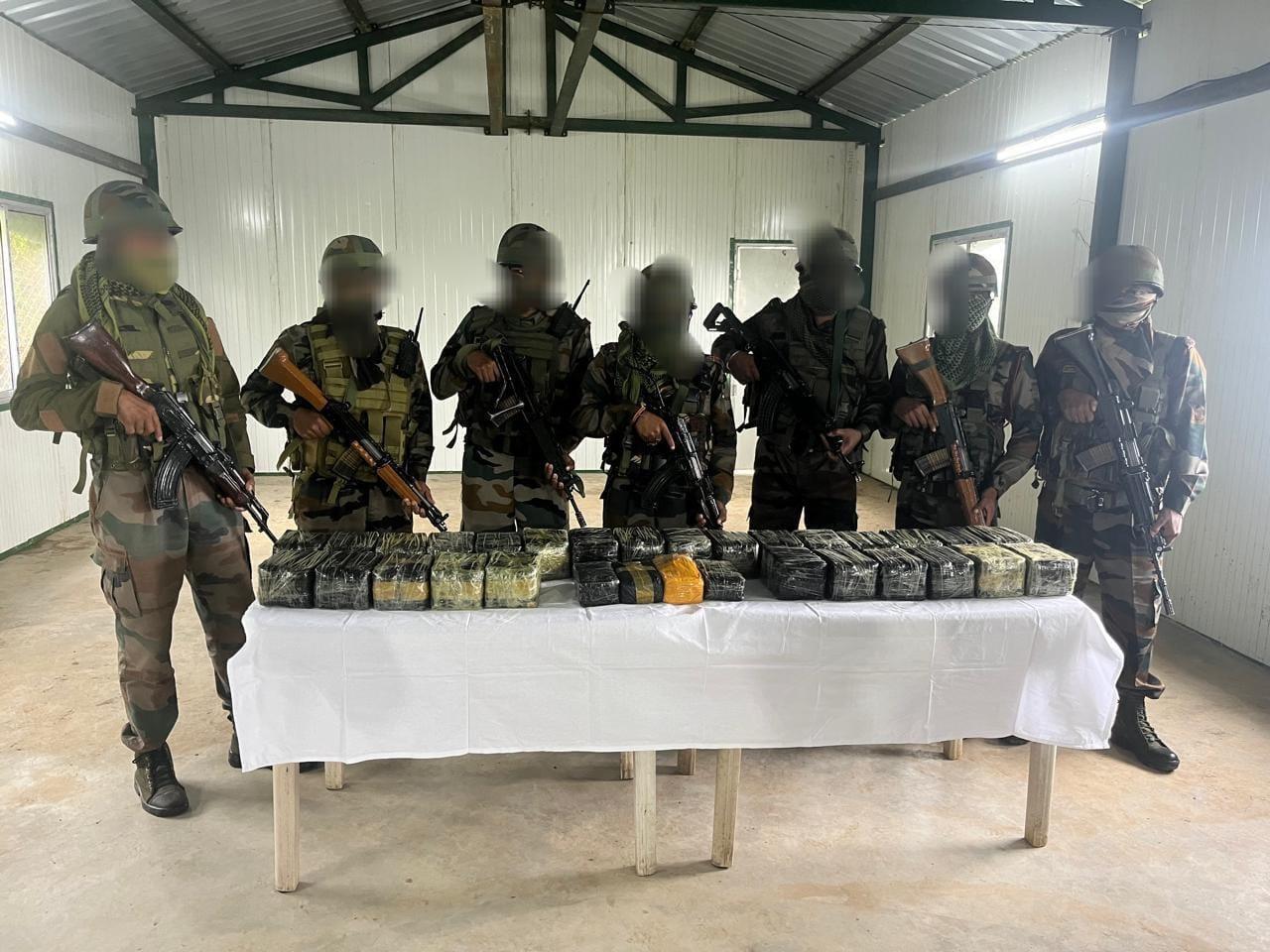 Assam Rifles, NCB seize drugs valued at Rs 53.8 crore in Manipur; 2 arrested